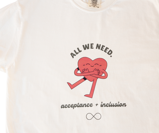 All we need - Adult heavy weight t-shirt