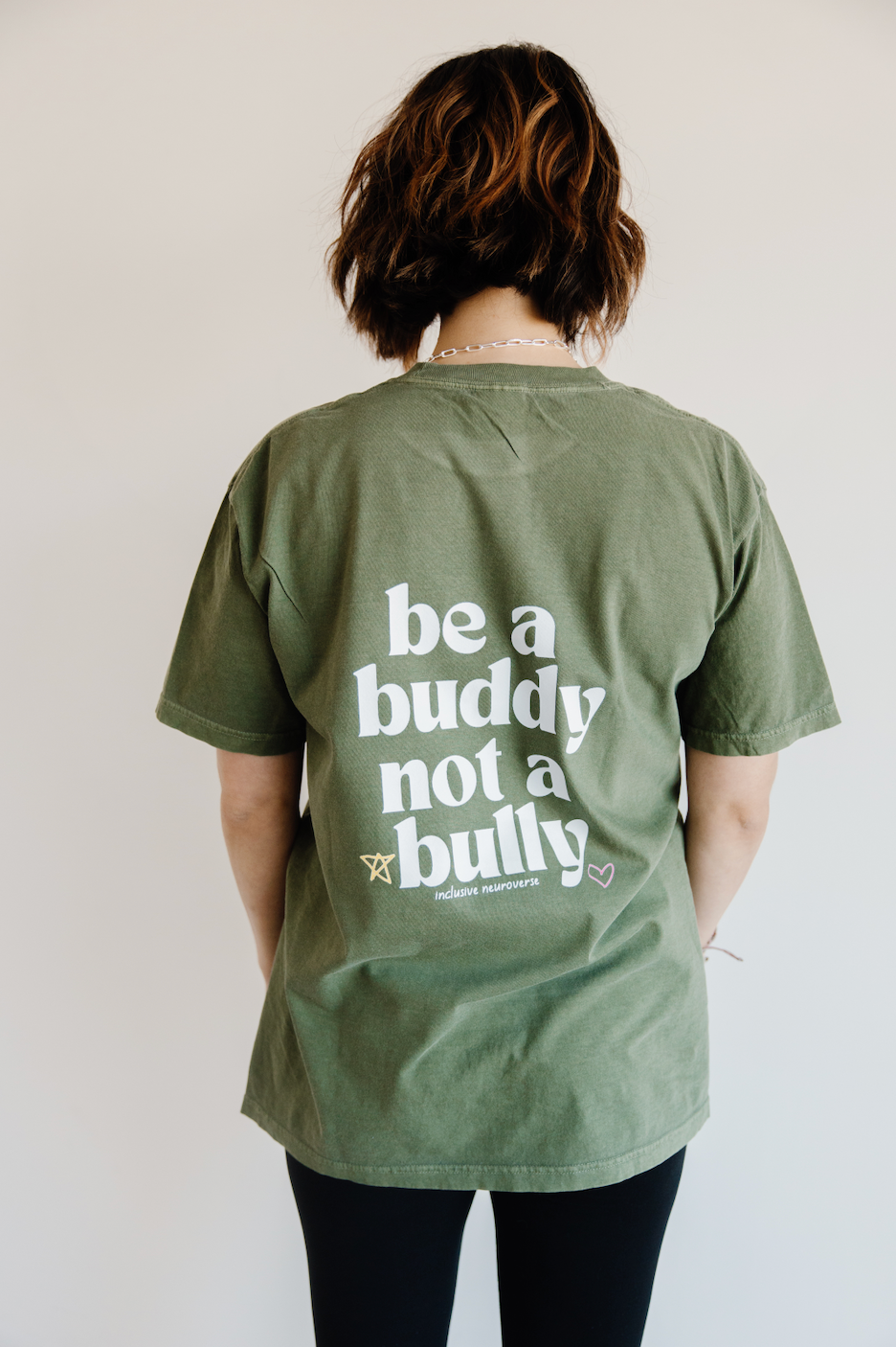 Be a buddy not a bully ™ heavy weight - Adult t-shirt