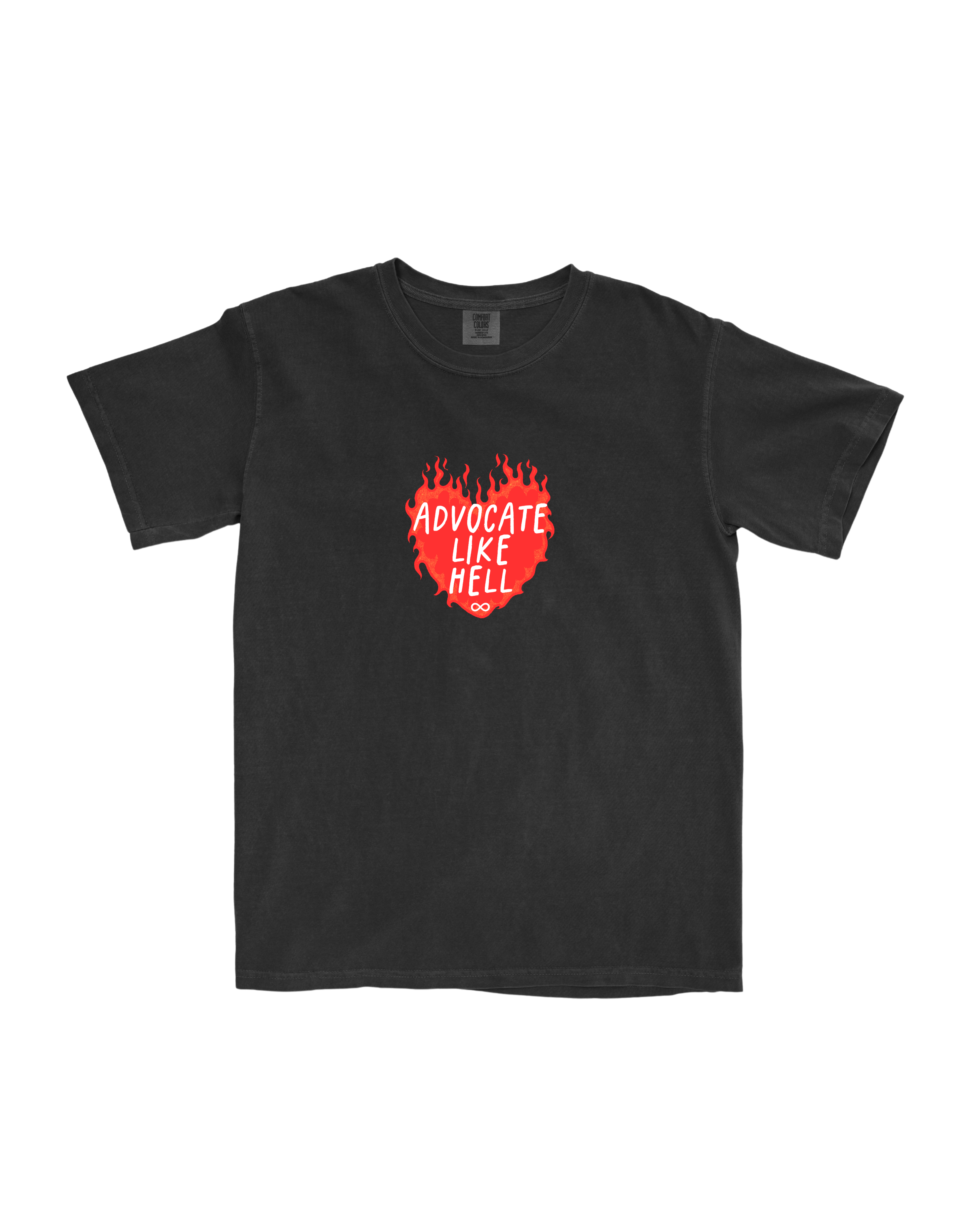 Advocate Like Hell Heavyweight Adult T-Shirt – Comfort