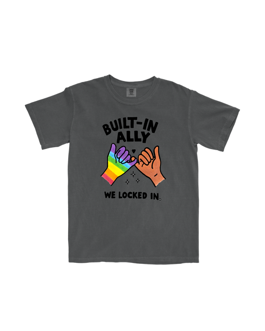 Built in Ally – Laura Collab Grey (adult and youth) | Neurodiversity & Autism Acceptance | Inclusive Neuroverse