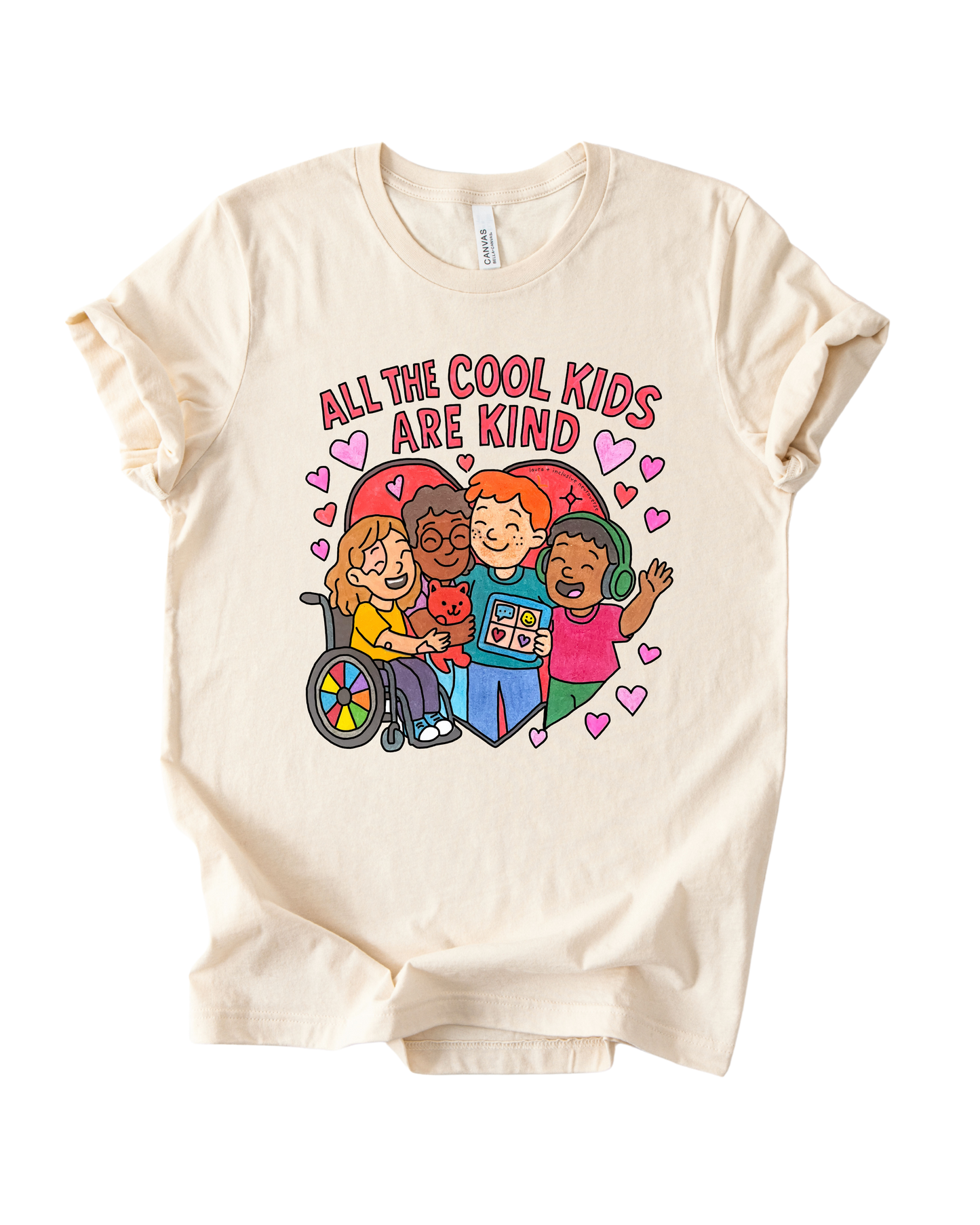 All the cool kids are kind – Laura Collab Natural (adult and youth) | Neurodiversity & Autism Acceptance | Inclusive Neuroverse
