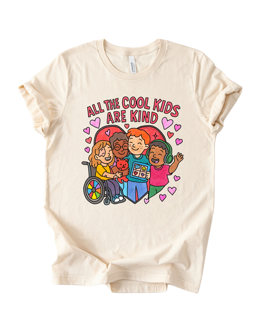 All the cool kids are kind – Laura Collab Natural (adult and youth) | Neurodiversity & Autism Acceptance | Inclusive Neuroverse
