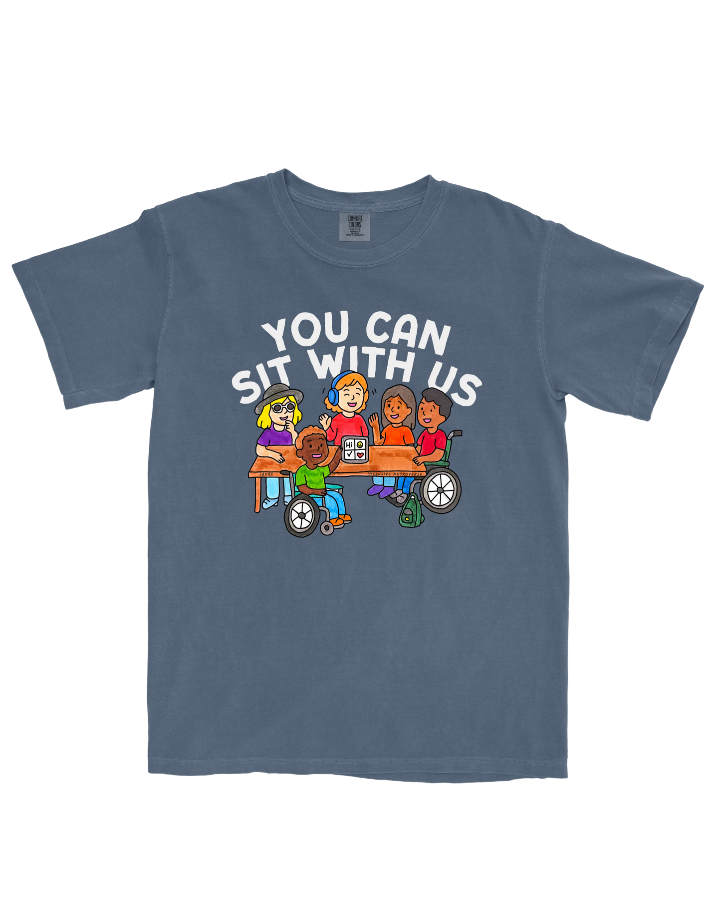 You Can Sit With Us T-Shirt | Neurodiversity & Autism Acceptance Shirt
