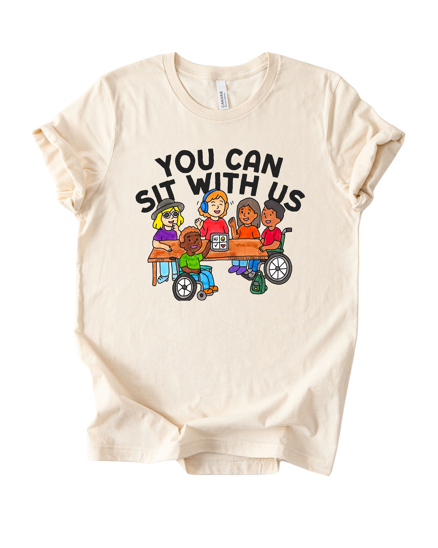 You Can Sit With Us T-Shirt | Neurodiversity & Autism Acceptance