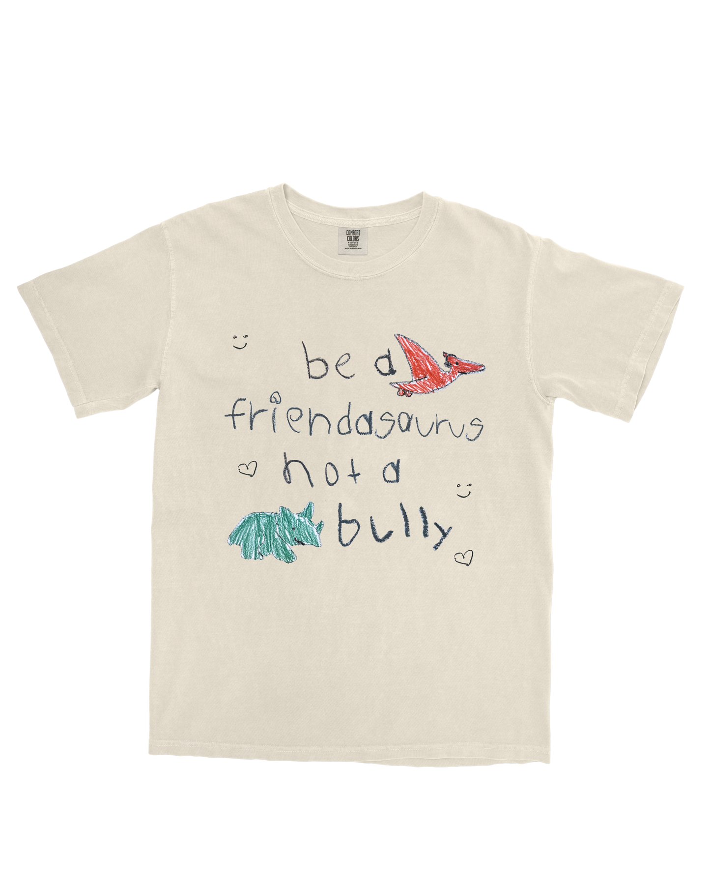 Friendasaurus - adult t-shirt heavyweight