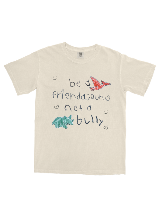 Friendasaurus - adult t-shirt heavyweight