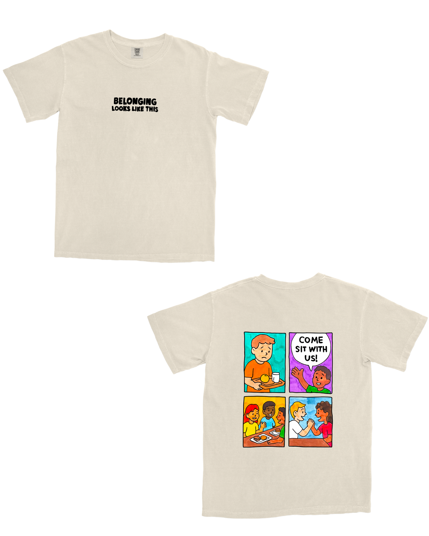 Belonging Looks Like This | Adult T-Shirt - Laura Collab