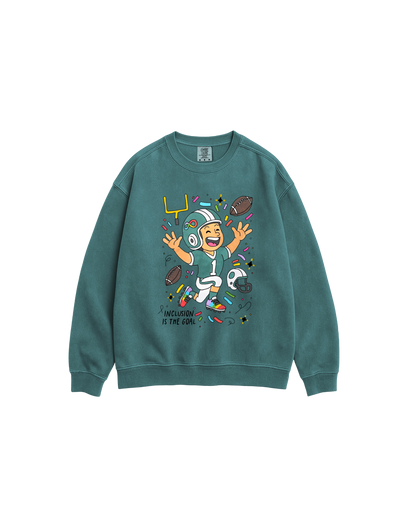 Inclusion is the goal | Adult crewneck | Inclusive Neuroverse x Billy’s Bird Gang