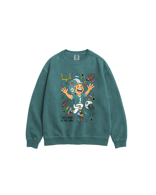 Inclusion is the goal | Adult crewneck | Inclusive Neuroverse x Billy’s Bird Gang