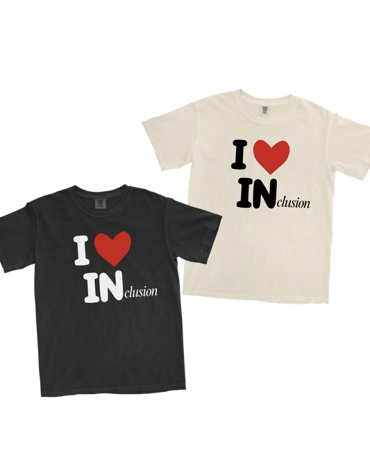 I Heart Inclusion – Heavyweight, Adult & Child | Inclusive Neuroverse