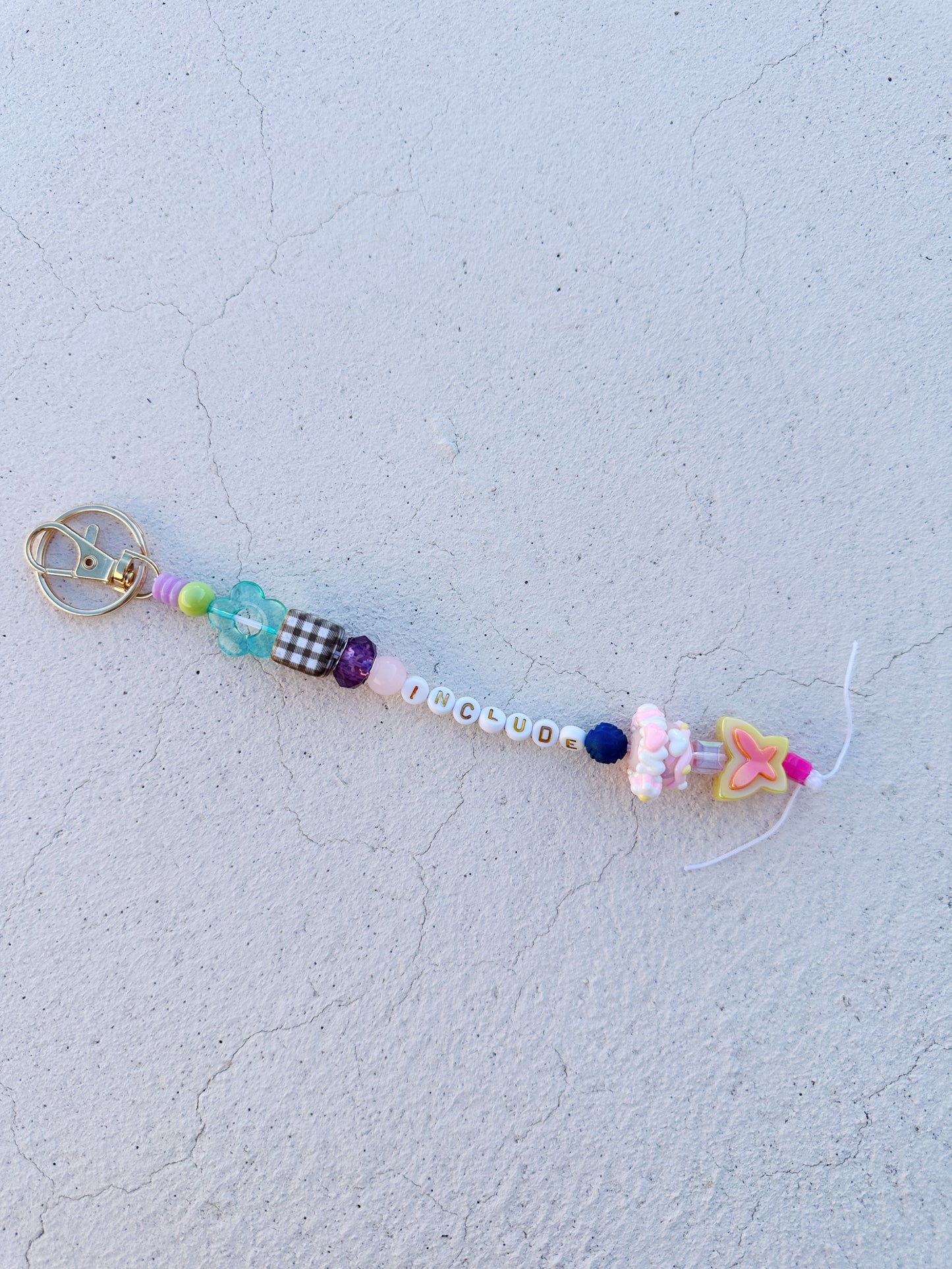 Colorful Keychains - Made by Beans and Craftss