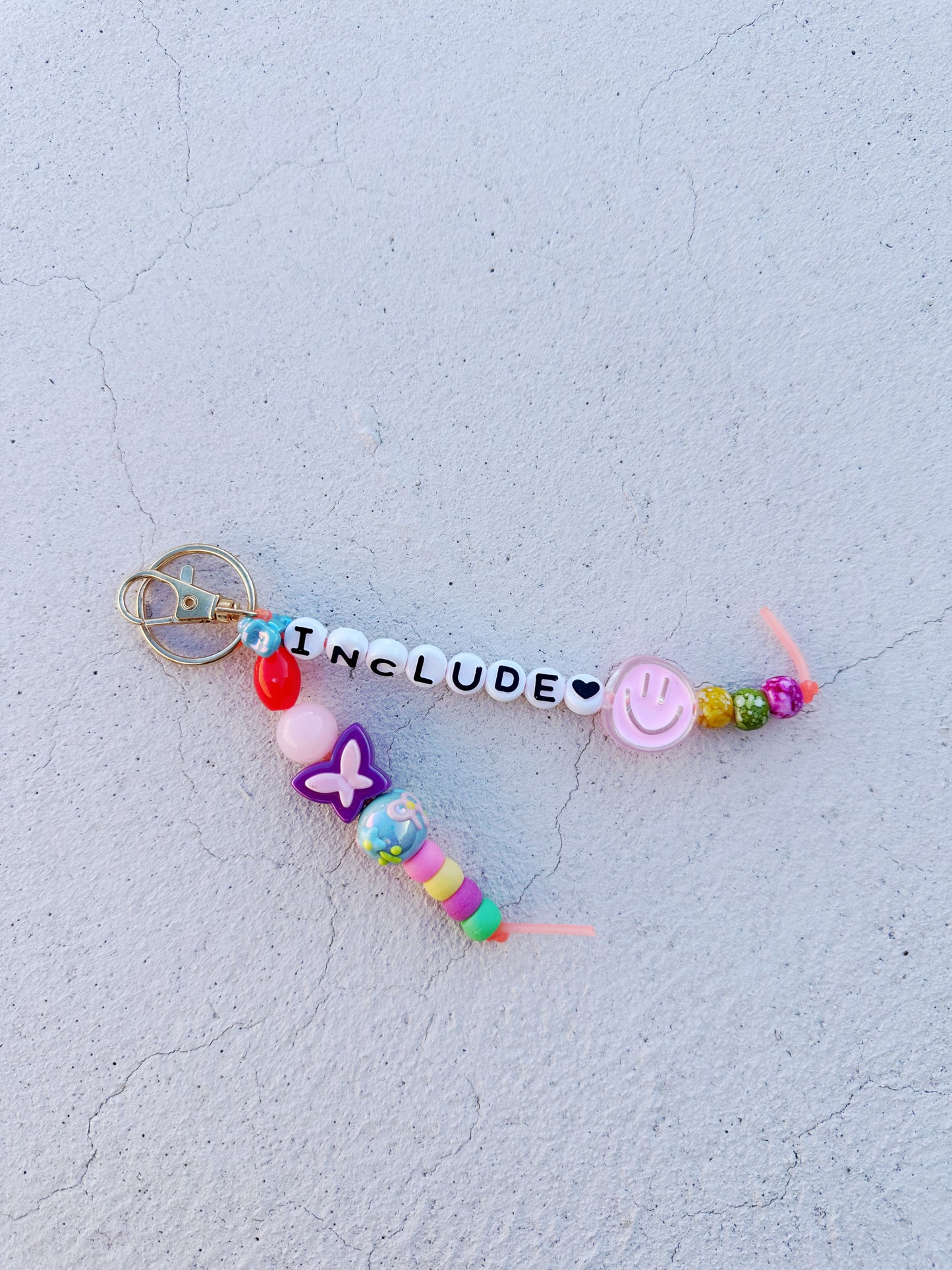 Colorful Keychains - Made by Beans and Craftss
