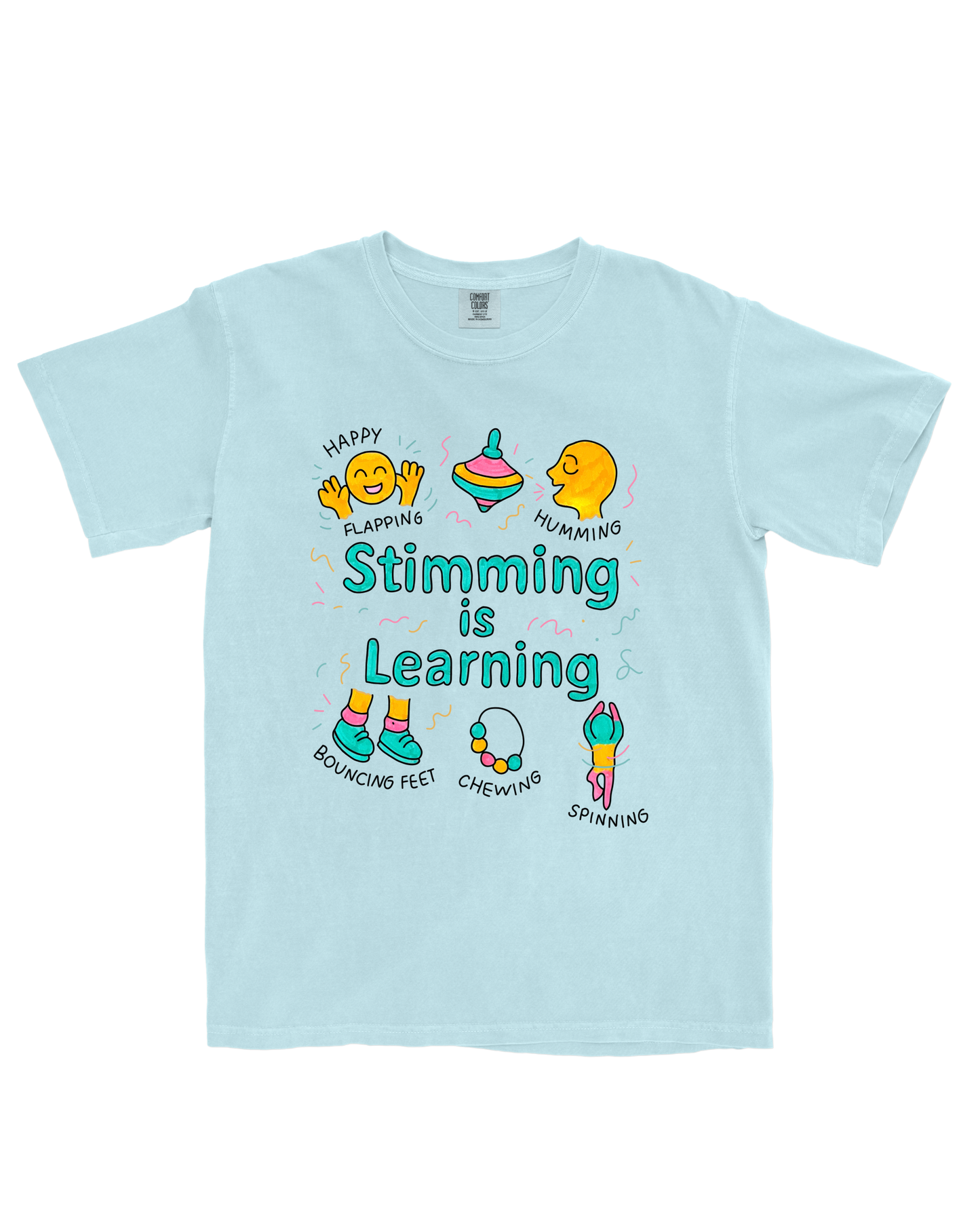 Stimming is Learning | Adult T-Shirt - Laura Collab