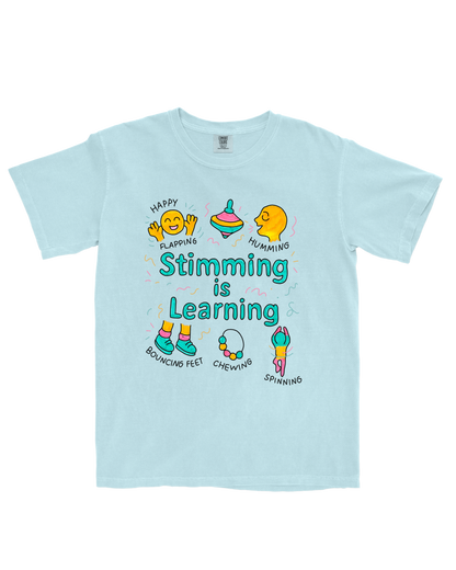Stimming is Learning | Adult T-Shirt - Laura Collab