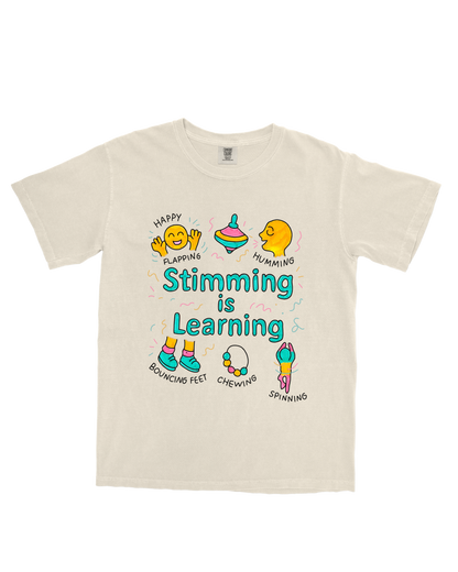 Stimming is Learning | Adult T-Shirt - Laura Collab