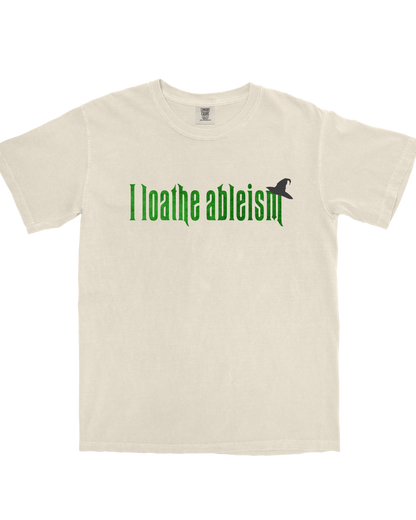 I loathe ableism – Heavyweight, Adult T-Shirt| Inclusive Neuroverse