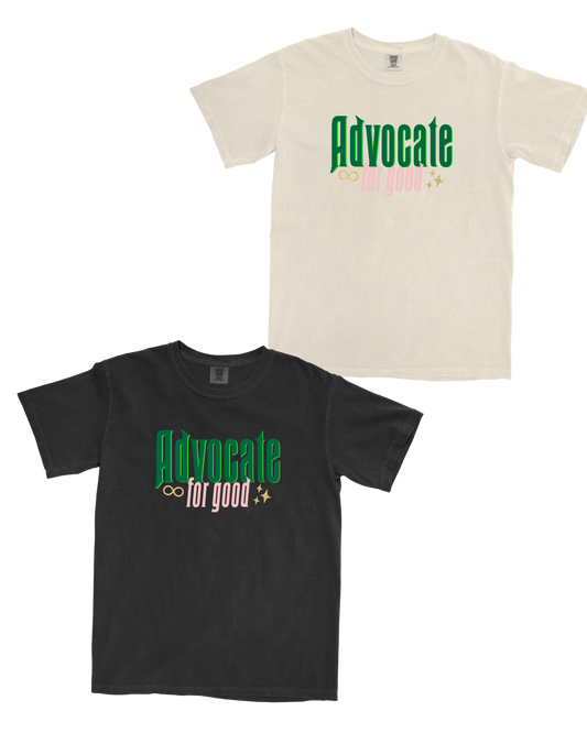 Advocate, for good – Heavyweight, Adult T-Shirt| Inclusive Neuroverse