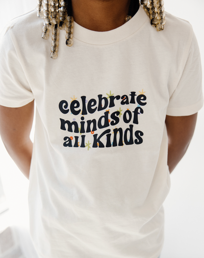 Celebrate minds of all kinds - Child t-shirt