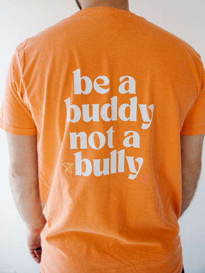 Be a buddy not a bully heavy weight - Adult t-shirt