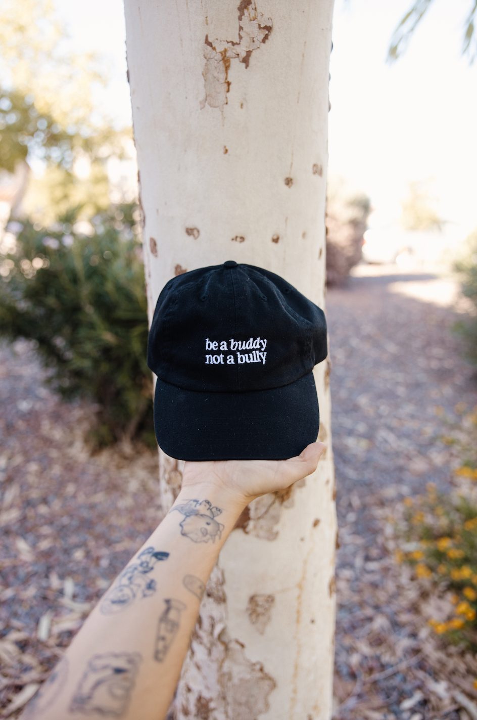 Be a buddy not a bully  - dad hat