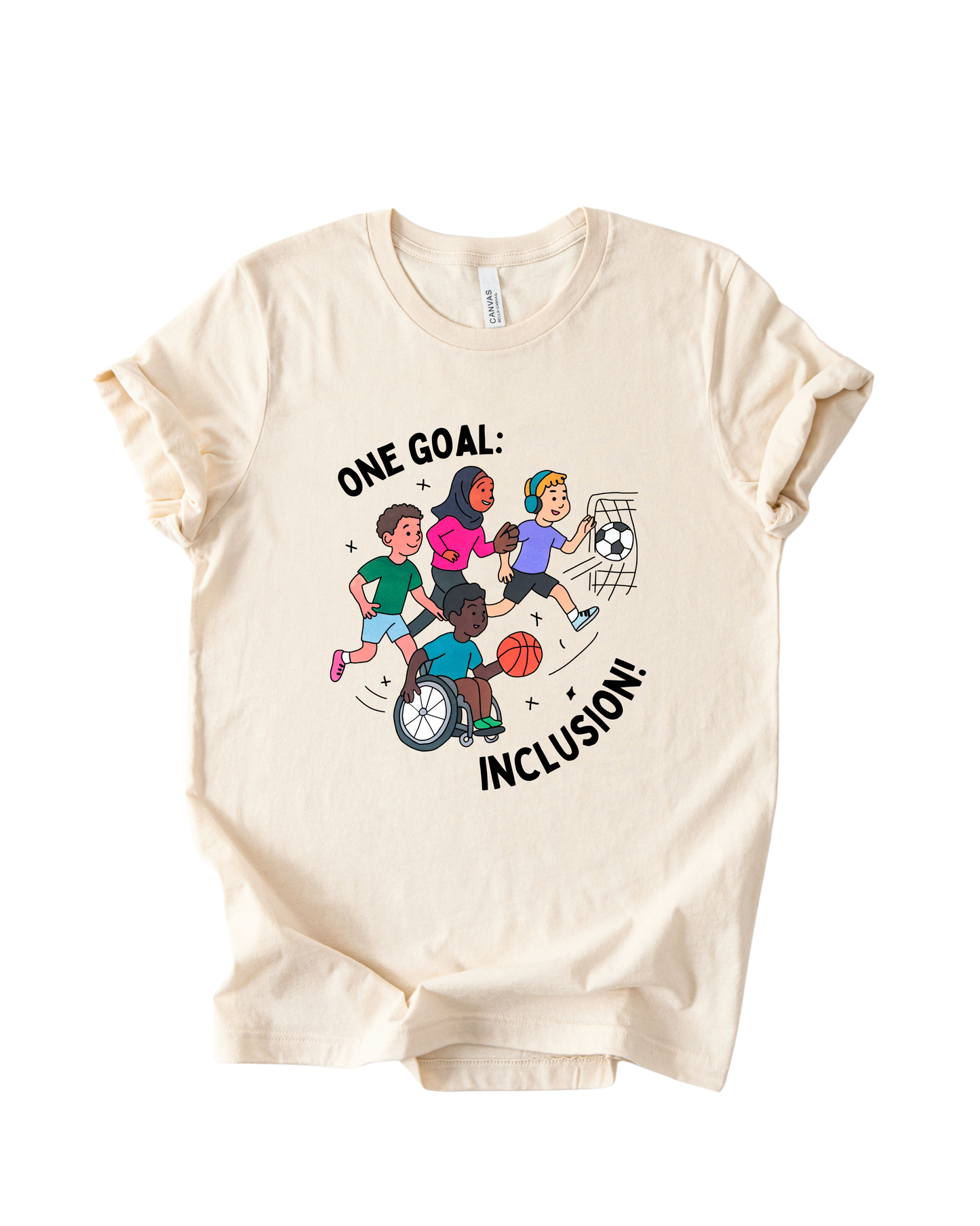 One goal: Inclusion! – Youth t-shirt | Inclusive Neuroverse & Special Olympics Arizona Maricopa