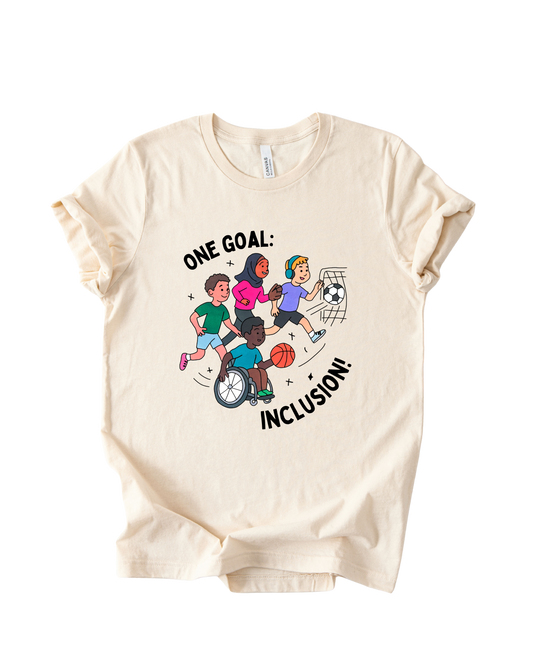 One goal: Inclusion! – Youth t-shirt | Inclusive Neuroverse & Special Olympics Arizona Maricopa