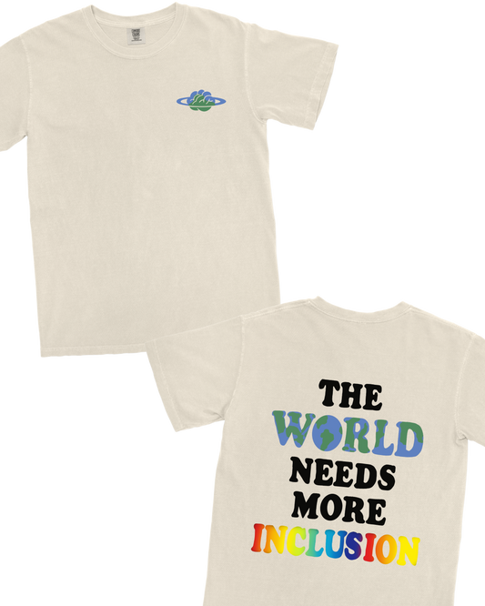 The world needs more inclusion | Adult and Youth Short Sleeve - Laura Collab