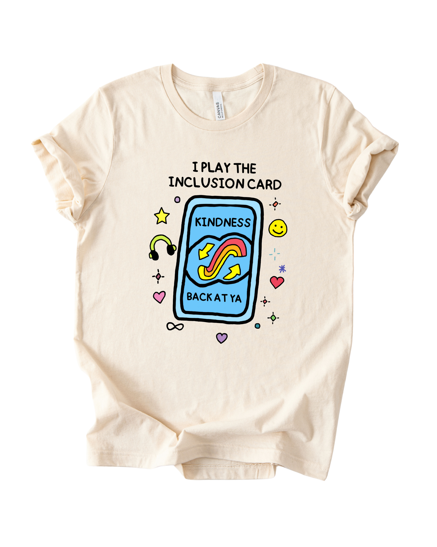 I Play the Inclusion Card T-Shirt Child – Autism Acceptance Collab with Laura | Inclusive Neuroverse (Copy)
